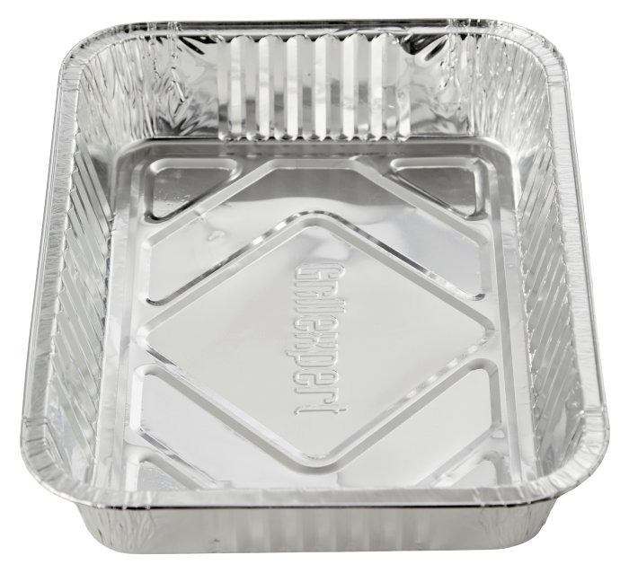 Aluminiumsform 24,5 x 17,5 cm 5 stk. - Grillexpert